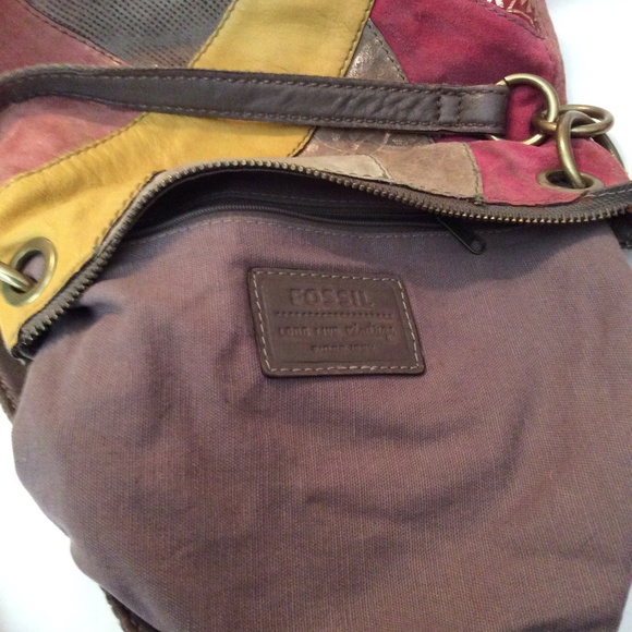 Fossil Patchwork Crossbody Bag - Picture 5 of 6